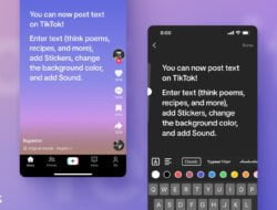 TikTok Rilis Fitur Posting Berbasis Teks Mirip Instagram Story