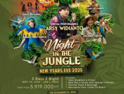 Rayakan Pergantian Akhir tahun 2024 Night in the Jungle Bersama Arsy Widianto di Royal Safari Garden